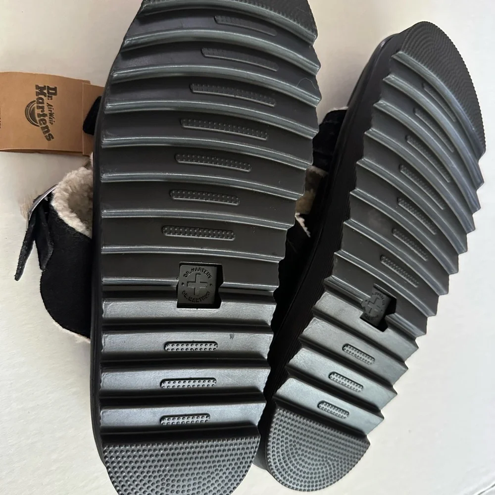 Dr Martens Myles Platform Sandals with Sherpa Lining Mens 14 EU 48